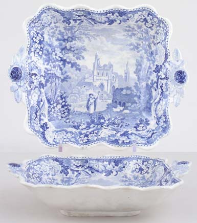 Dessert Dish Byland Abbey c1825